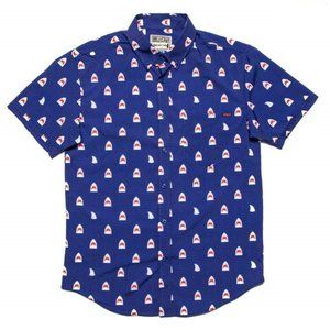 RSVLTS Shark Week Short Sleeve Button Down